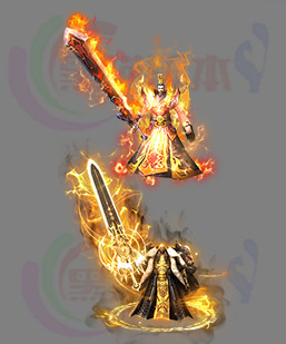 传奇素材 传奇剑甲素材 复古单职业高清素材 241106-A16剑甲分体