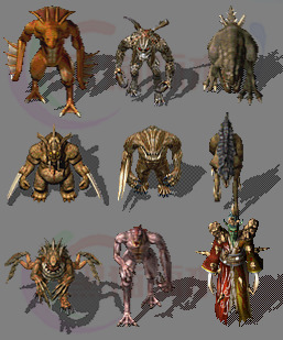 251203-B17恐龙怪物 传奇怪物高清素材