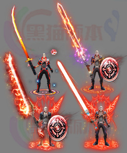 传奇剑甲素材 传奇复古高清素材 250315-A1剑甲分体