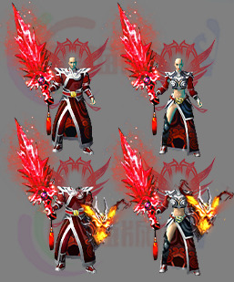 传奇剑甲素材 传奇复古高清素材 250303-A13剑甲分体