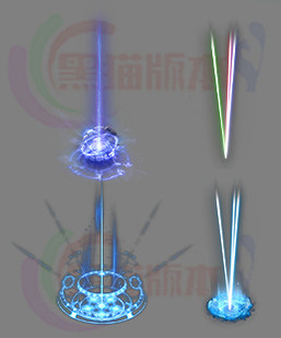 260311-B28传奇高清光柱素材