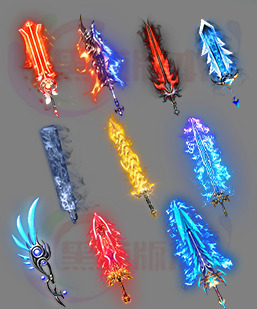 251225-B16动态内观武器 传奇武器高清素材