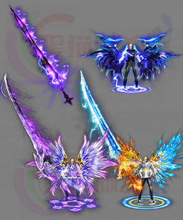 传奇剑甲素材 传奇复古高清素材 250319-A3剑甲