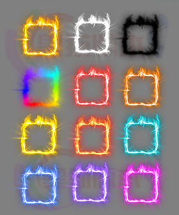 251130-A61装备首饰框特效素材 传奇首饰框高清素材