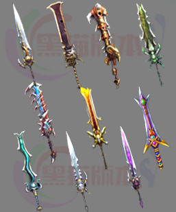 251227-B7静态内观武器 传奇武器高清素材