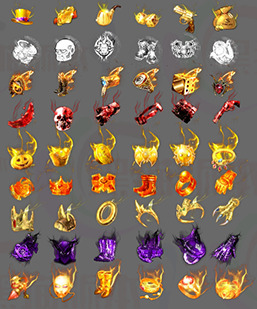 260110-A009传奇首饰素材  9套  54个