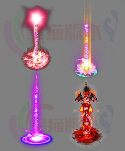 260312-B34传奇高清光柱素材