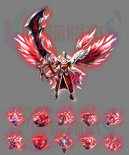 251121-B28红羽天神 传奇剑甲高清素材