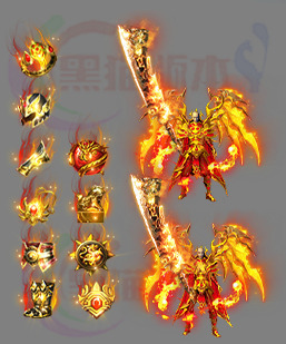 260124-A07男女剑甲素材 传奇剑甲高清素材