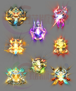 251116-B15盾牌素材 传奇盾牌高清素材