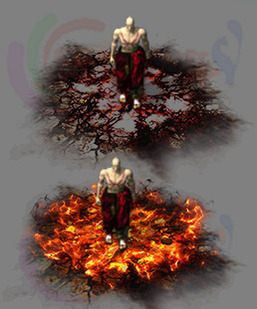 260318-A37传奇爆裂熔岩魔法技能高清素材