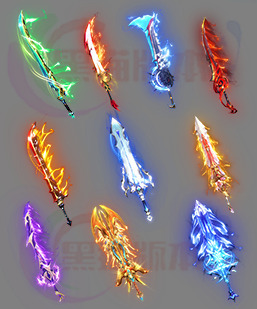 251225-B12动态内观武器 传奇武器高清素材