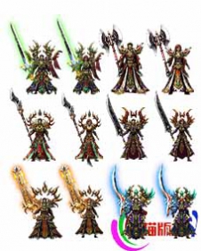 编号：6-6-AA010男女剑甲