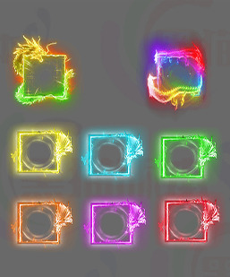 260113-A008首饰装备特效框素材