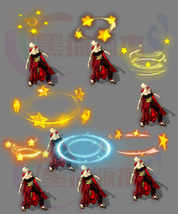 260313-A13传奇人物眩晕状态-7组素材