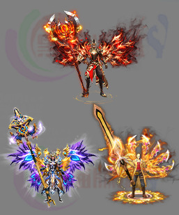 传奇素材 传奇剑甲素材 复古单职业高清素材 240111-A1剑甲分体