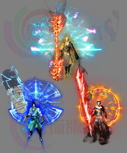 传奇素材 传奇剑甲素材 复古单职业高清素材 241106-A1剑甲分体