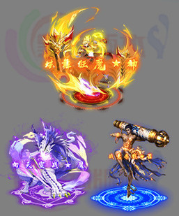 260317-B14传奇光柱高清素材