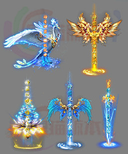 260319-B9传奇光柱高清素材