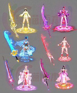 传奇剑甲素材 传奇复古高清素材 250318-B4剑甲