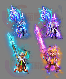 传奇素材 传奇剑甲素材 复古单职业高清素材 241105-A8剑甲分体