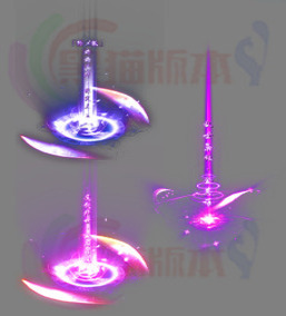 260311-B22传奇高清光柱素材