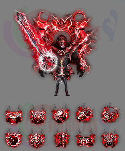 251121-B16嗜血狮王 传奇剑甲高清素材