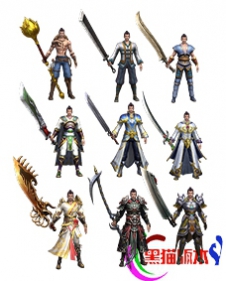 编号：5-23-AA019男剑甲