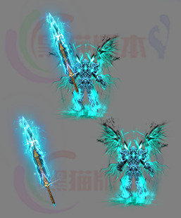 传奇素材剑甲 传奇高清剑甲素材 单职业素材 241029-A3剑甲+时装