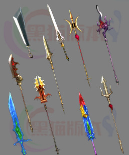 251227-B6静态内观武器 传奇武器高清素材