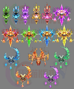 251121-B1宝石宝珠 传奇宝石宝珠高清素材