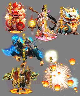 260319-A16传奇光柱高清素材