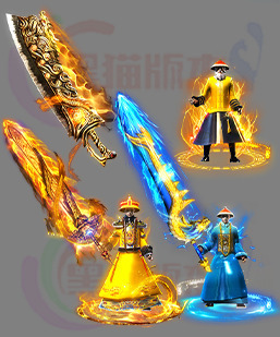 传奇剑甲素材 传奇复古高清素材 250302-A3剑甲分体