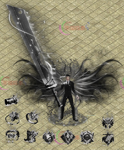 260131-A40单职业剑甲素材 传奇剑甲高清素材