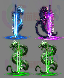 260318-B26传奇光柱高清素材