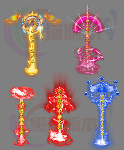 260318-B15传奇光柱高清素材