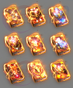 260317-B7传奇道具素材 恶魔之书动态特效