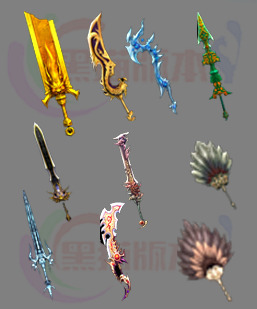 251227-B10静态内观武器 传奇武器高清素材