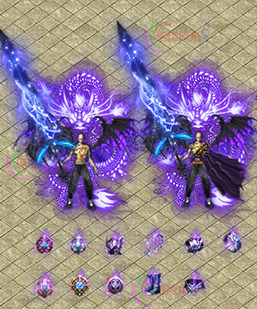 260131-A36单职业剑甲素材 传奇剑甲高清素材