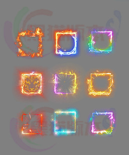 260112-A058首饰装备特效框素材