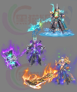 传奇素材 传奇剑甲素材 复古单职业高清素材 241105-A3剑甲分体