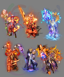 传奇素材 传奇剑甲素材 复古单职业高清素材 241105-A6剑甲分体