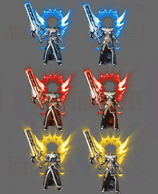 编号：12-31-AA07男女剑甲