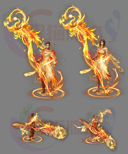 251116-B35黄金凤凰 传奇时装高清素材