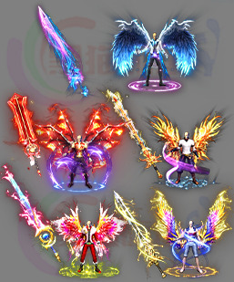 传奇剑甲素材 传奇复古高清素材 250310-A1剑甲分体