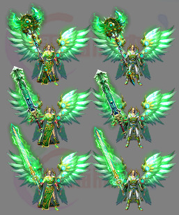 251121-B33翠灵圣皇三职业 传奇剑甲高清素材