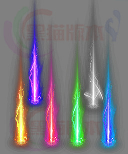 260130-A03传奇光柱素材 无字光柱6组