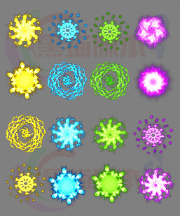 251201-B8光环印记素材 传奇法宝高清素材