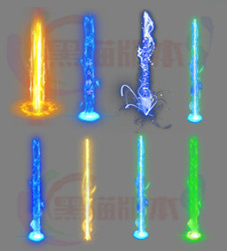 260311-B24传奇高清光柱素材