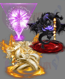 260319-A52传奇光柱高清素材